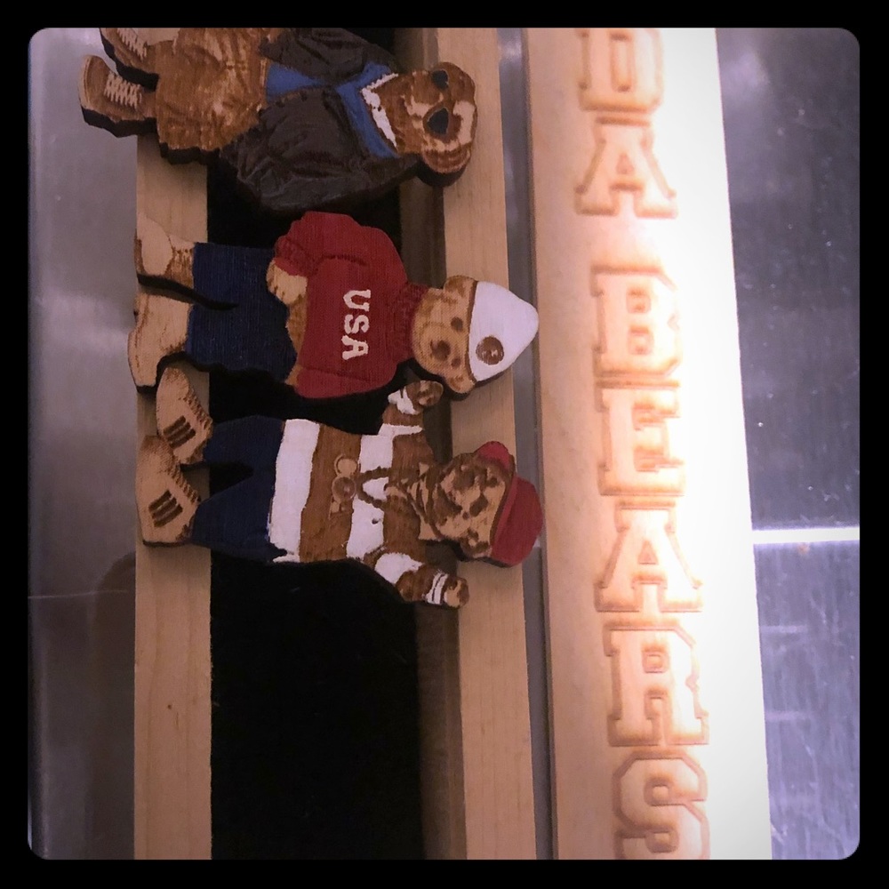Good Wood Ralph Lauren Polo Bear Pins